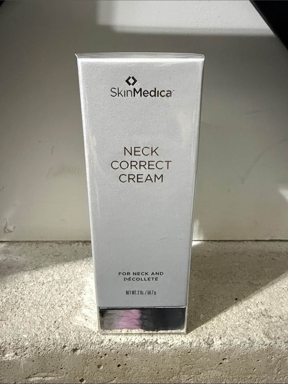 SkinMedica Neck Correct Cream — White and Silver Packaging